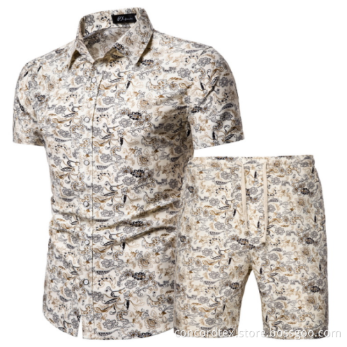 men's fashion floral shirt